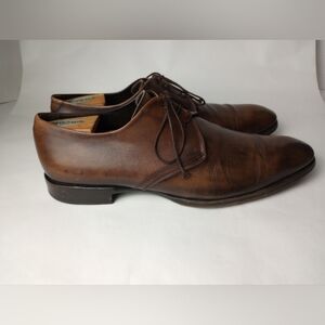 FRANCESCHETTI  Barneys NY Mens Oxford Dress Shoes,EU Sz  44,Sz 11-11.5,Brown